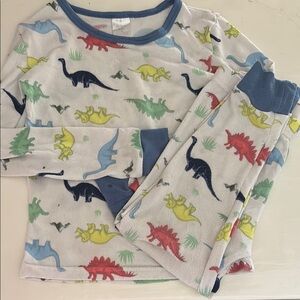Dinosaur Print Kids Pajamas
